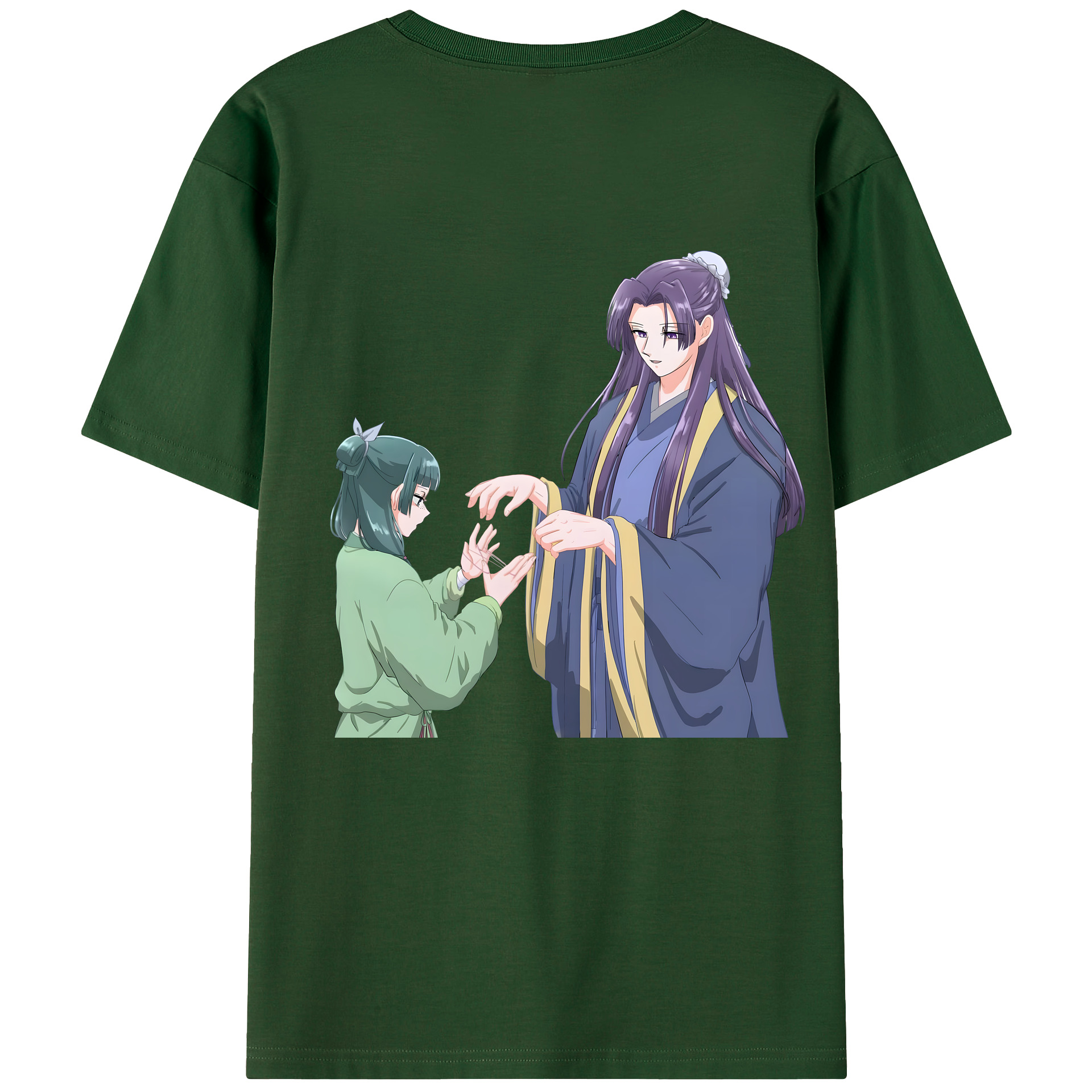 （画像用） 薬屋のひとりごと The Apothecary Diaries 綿100％半袖Tシャツ（背面プリント）